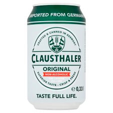 Clausthaler Original svetlé nealkoholické pivo 330 ml
