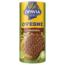 Opavia Zlaté Oatmeal Biscuits Dipped in Chocolate 244 g