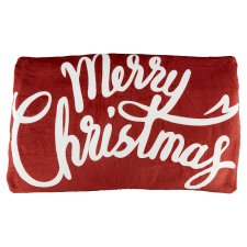 Christmas mikroflanelová deka červená 130 cm x 170 cm