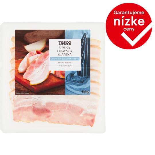 Tesco Údená oravská slanina 100 g