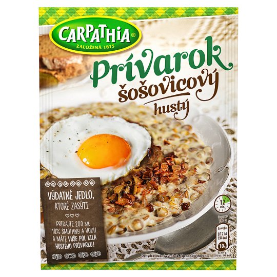 CARPATHIA Šošovicový Prívarok vrecko 99 g