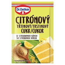 Dr. Oetker Lemon Cane Sugar with Grated Rind 15 g