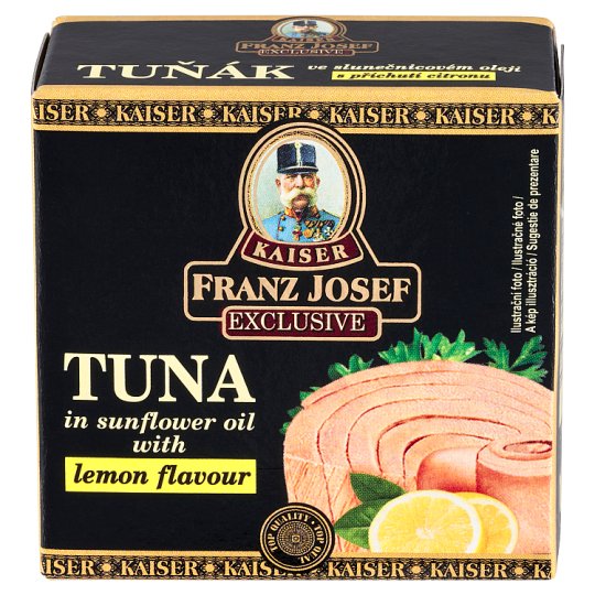 Franz Josef Kaiser Exclusive Tuna in Sunflower Oil with Lemon Flavour