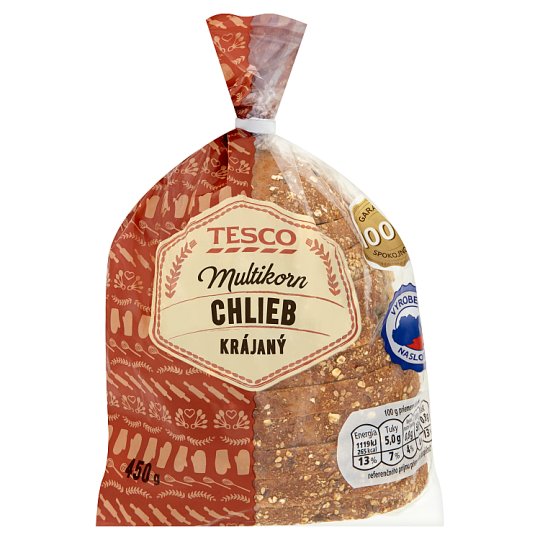 Tesco Multikorn chlieb krájaný 450 g