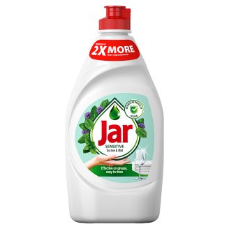 Jar Sensitive Tea tree & Mint prostriedok na umývanie riadu 450 ml