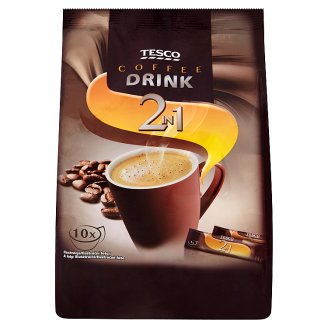 Tesco Rozpustná zmes na prípravu kávového nápoja 2in1 10 x 14 g