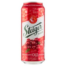 Steiger Radler 0.0% Light Cranberry Non-Alcoholic 0.5 L