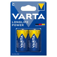VARTA Longlife Power C Alkaline Batteries 2 pcs