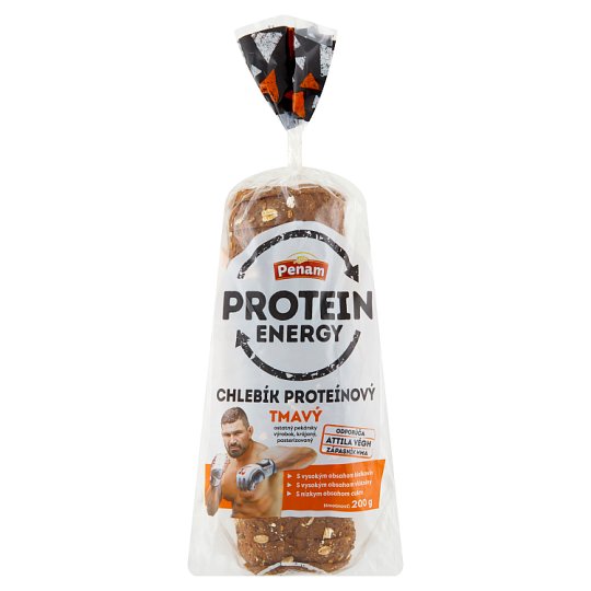 Penam Protein Energy chlebík proteínový tmavý 200 g