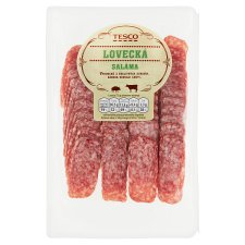 Tesco Lovecká saláma nárez 75 g
