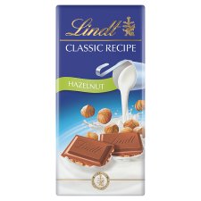 Lindt Classic Recipe Milk Chocolate with Whole Hazelnuts 100 g