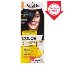 Schwarzkopf Palette Color Shampoo farba na vlasy Modročierny 1-1 (339)
