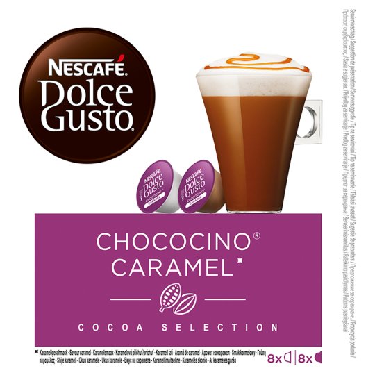 NESCAFÉ Dolce Gusto Chococino Caramel - čokoládový nápoj - 16 kapsúl v balení