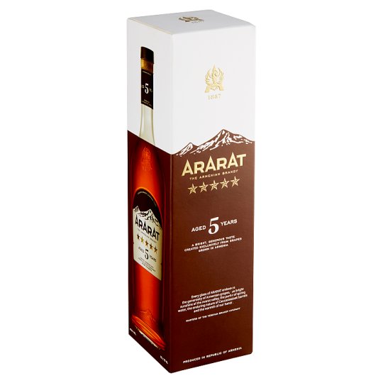 Ararat Aged 5 Years Brandy 40 0,7 l Tesco Potraviny