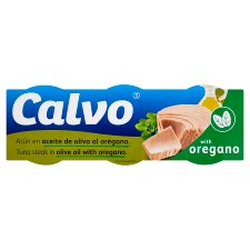 Calvo Tuna Steak in Olive Oil with Oregano 3 x 80 g