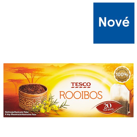 Tesco Rooibos bylinný čaj porciovaný 20 x 2 g