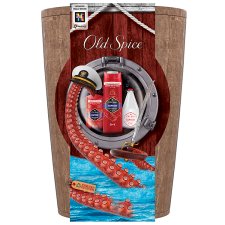 Old Spice Captain Darčeková Súprava V Súdku: Tuhý Dezodorant, Sprchový Gél, Voda Po Holení