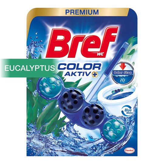 Bref Color Aktiv Eucalyptus tuhý WC blok 50 g