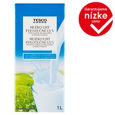 Tesco Semi-Skimmed Milk 1.5 % 1 L