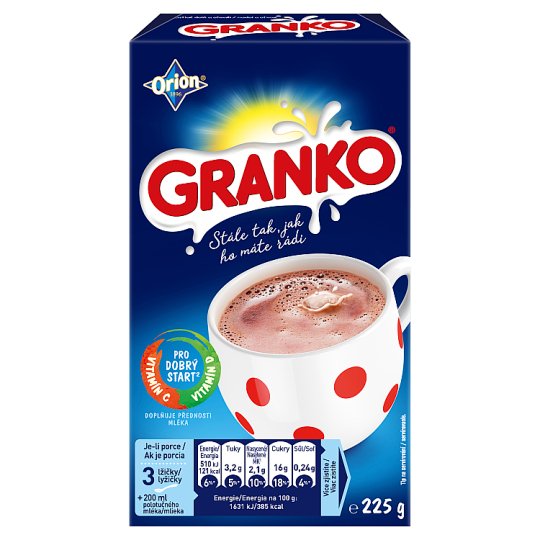 ORION GRANKO Instantný kakaový nápoj 225 g