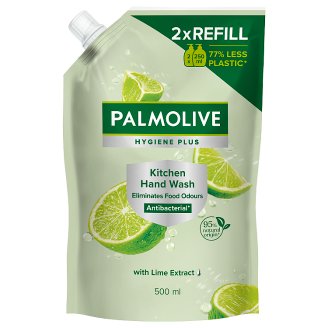 Palmolive Hygiene - Plus tekuté mydlo na ruky s výťažkom z limetky náhradná náplň 500 ml