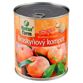 Natur Farm Broskyňový kompót 820 g
