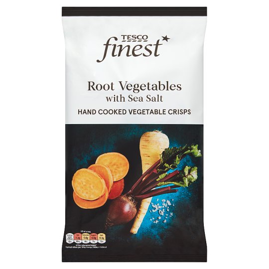 Tesco Finest Fried Chips of Beetroot, Sweet Potatoes and Parsnips 125 g