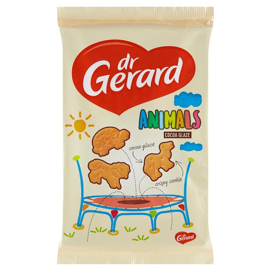 dr Gerard Animals sušienky s kakaovou polevou 165 g