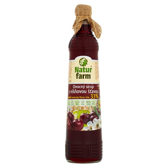 Natur Farm Fruit Syrup with Cherry Juice 0.7 L