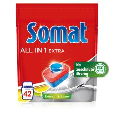 Somat All-in-1 Extra tablety do umývačky 42 ks