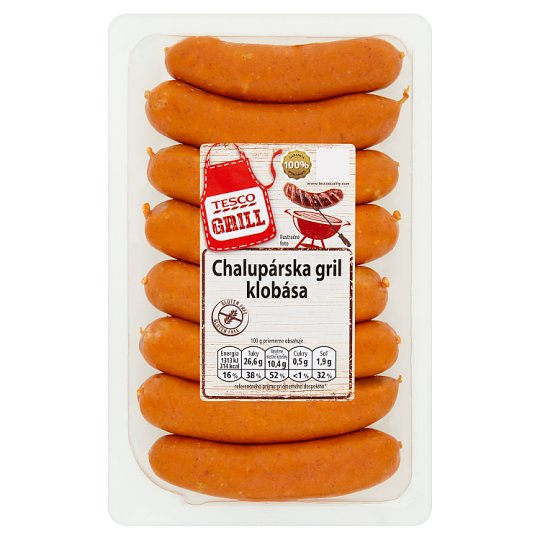 Tesco Grill Chalupárska gril klobása 250 g
