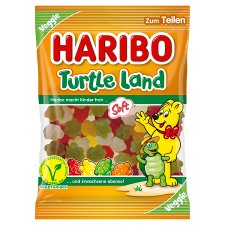 Haribo Turtle Land Soft želé s ovocnou príchuťou 80 g