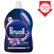 Perwoll prací gél Dark Bloom 60 praní, 3000 ml