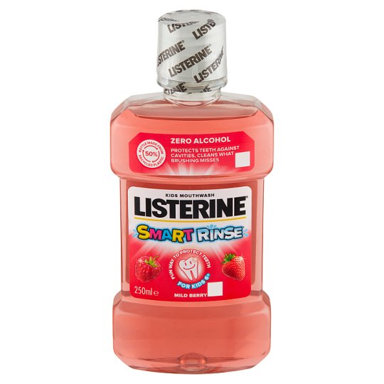 Listerine Smart Rinse Mild Berry Mouthwash 250 ml