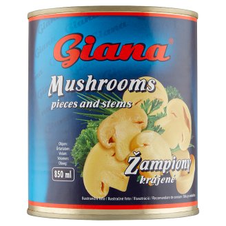 Giana Šampiňóny krájané v slanom náleve 800 g