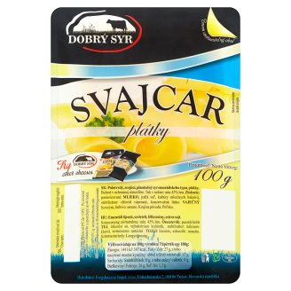 Dobrý Syr Svajcar syr ementálskeho typu plátky 100 g