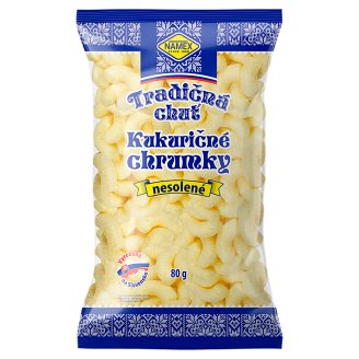 Namex Kukuričné chrumky nesolené 80 g