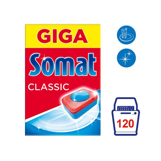 Somat Classic Prostriedok na automatické umývanie riadu 120 ks 2100 g