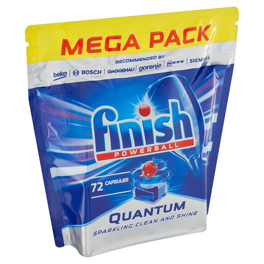 Finish Powerball Quantum Max tablety do umývačky riadu 72 ks 1116 g