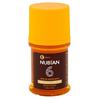 Nubian Olej na opaľovanie betakarotén SPF 6 60 ml