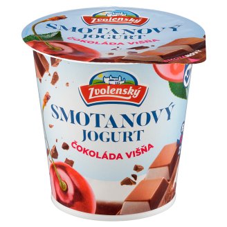 Zvolenský Smotanový jogurt čokoládový s višňou 145 g