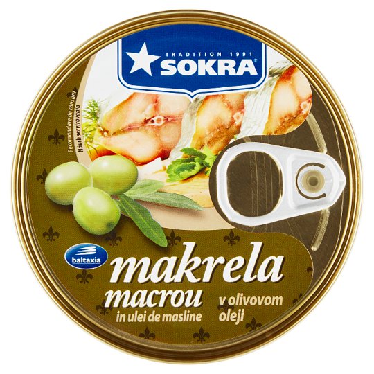 Sokra Makrela v olivovom oleji 160 g