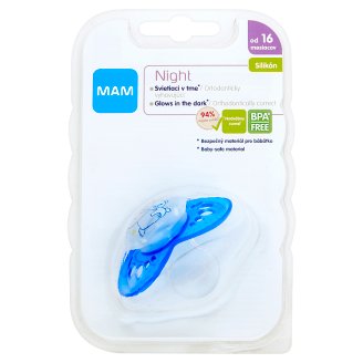 MAM Night hodvábny cumeľ od 16 mesiacov