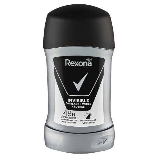 Rexona Men Invisible Black & White tuhý antiperspirant 50 ml
