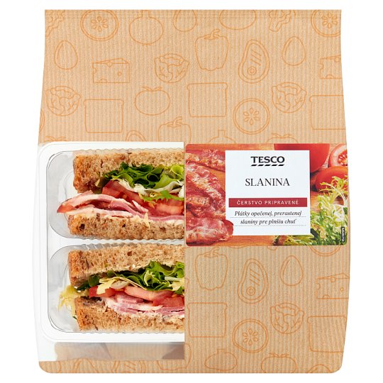 Tesco Toastový chlieb slanina 154 g