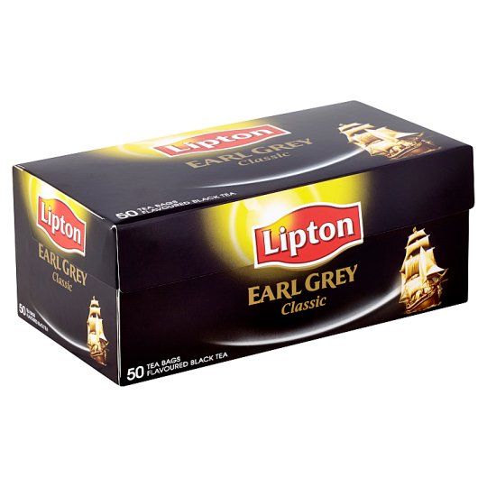 Lipton Earl Grey Classic Flavoured Black Tea 50 Tea Bags 75 g Tesco Groceries