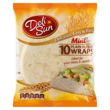 Delisun Mini Plain Flour Wraps 10 pcs 250 g