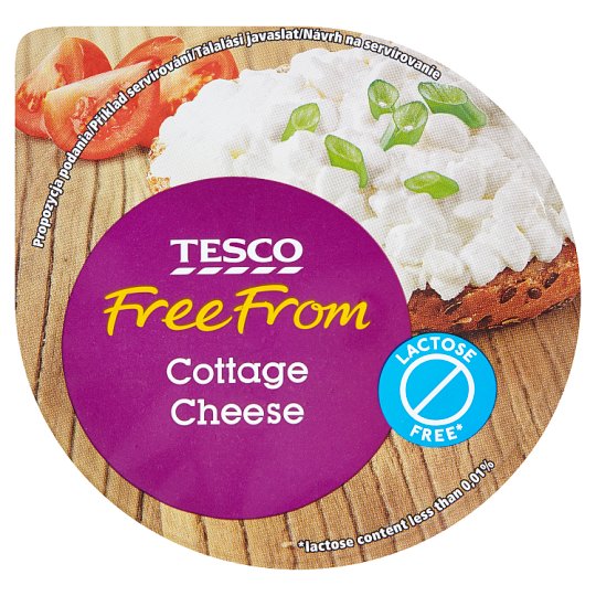 Tesco Free From LactoseFree Soft Fresh LowFat Cheese 180 g Tesco