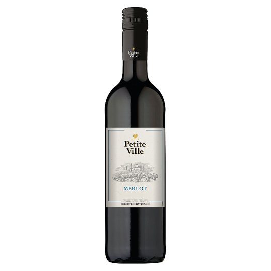 Petite Ville Merlot červené víno 750 ml