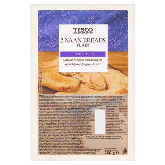 Tesco Placky naan 260 g